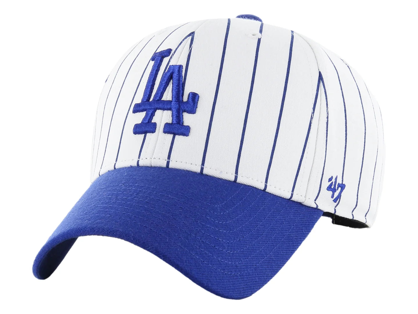 Gorra 47 Brand Pinstripe Los Angeles Dodgers Blanco para Hombre