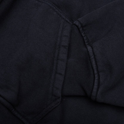 St Rhude Seal Zip Up Hoodie Vintage Black Red