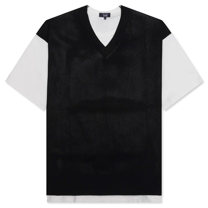 Cotton Jersey x Polyester T Shirt White