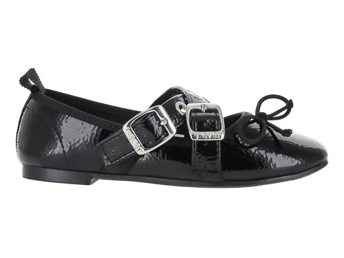 Zapatos Flats 4EVER Negro de Charol para Niña