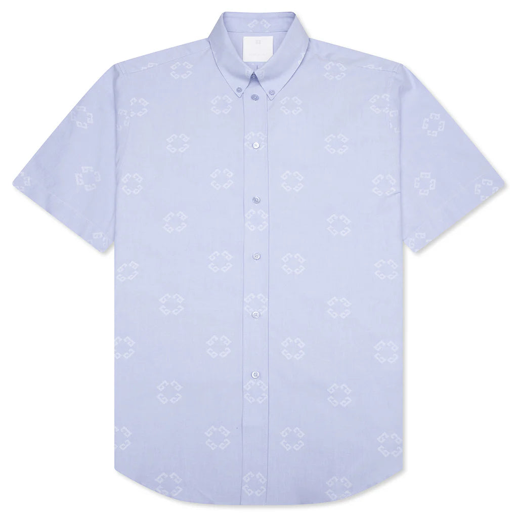 Monogram 72 Jacquard Shirt Baby Blue