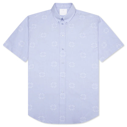 Monogram 72 Jacquard Shirt Baby Blue