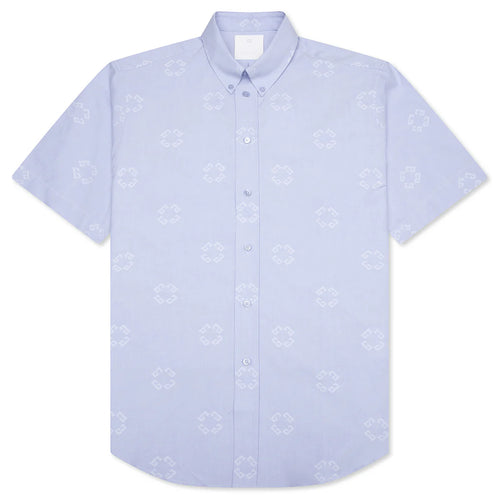 Monogram 72 Jacquard Shirt Baby Blue