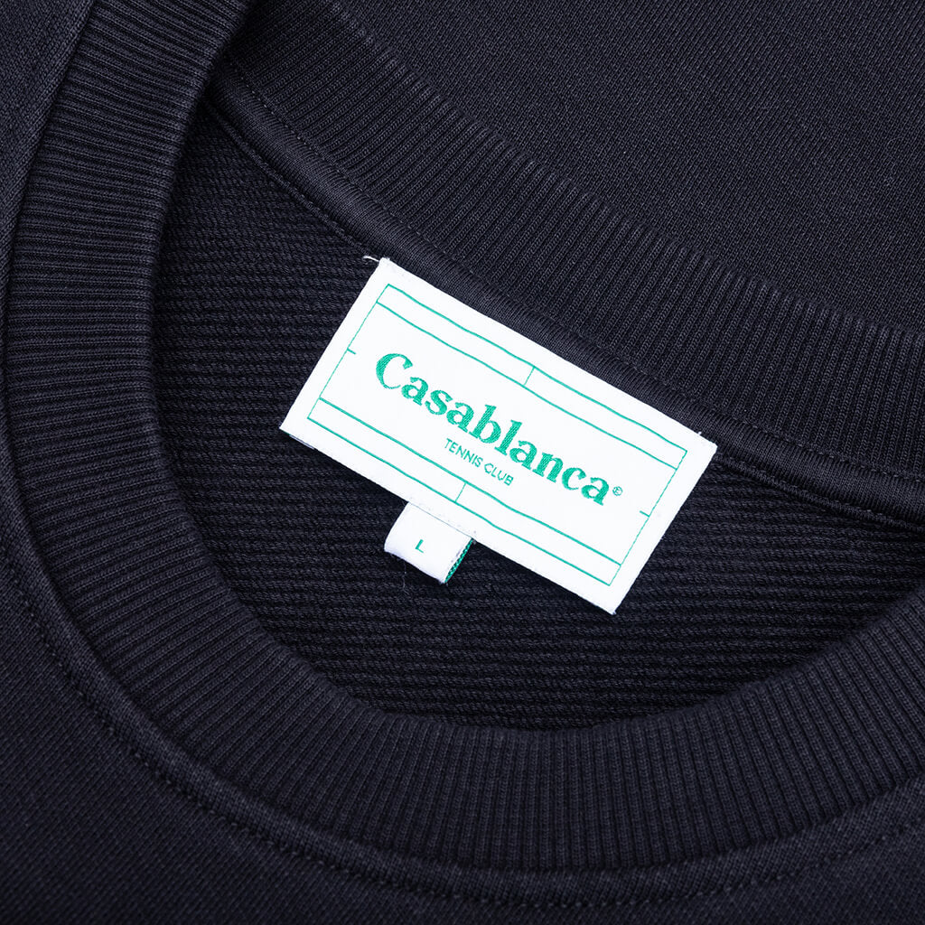 Casa Crest Embroidered Sweatshirt Black