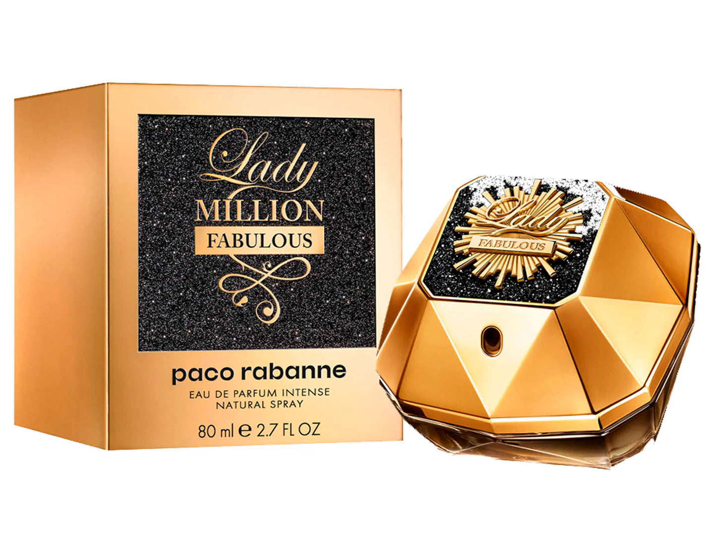 Perfume Paco Rabanne Lady Million Intense Dorado para Mujer
