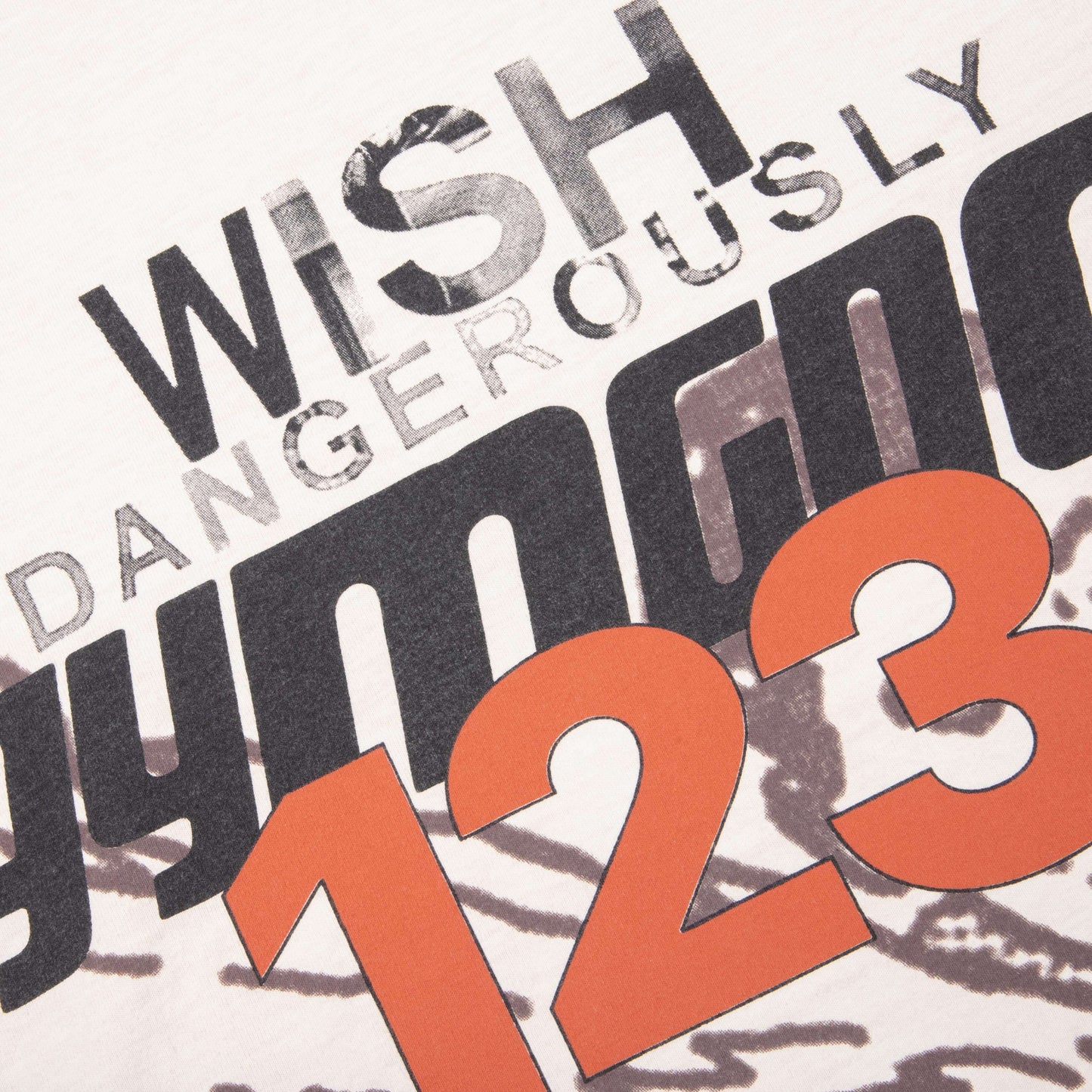 Wish Dangerously L S Tee Vintage White