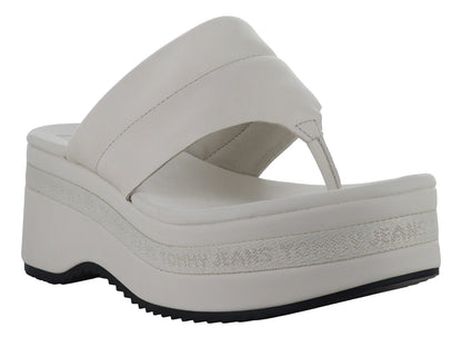Sandalias Plataforma Tommy Hilfiger Beige para Mujer