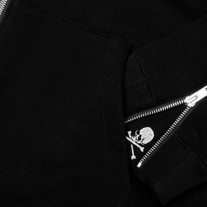 Boxy OG Puffed Zip Up Hoodie Black