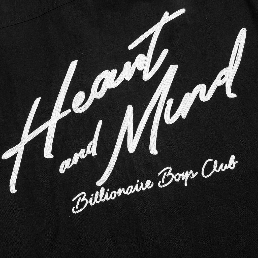 Mind Your Heart S S Woven Black