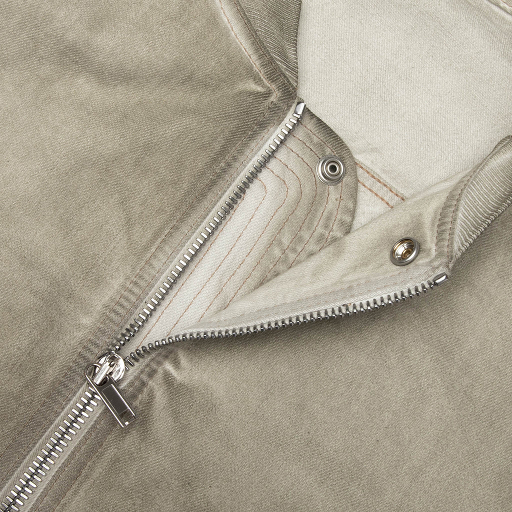 Bauhaus Flight Denim Bomber Jacket Sand