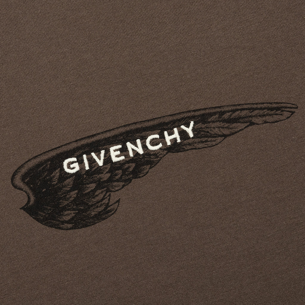Wings Cotton T Shirt Khaki