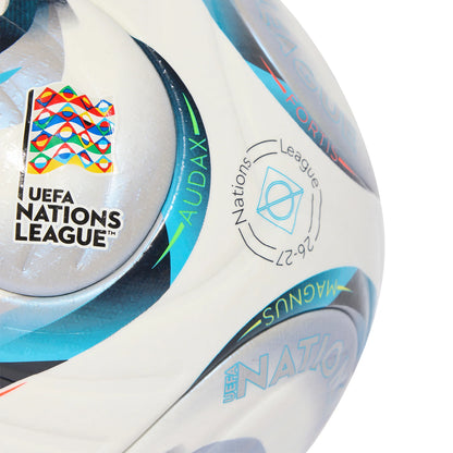adidas UEFA Nations League 26 27 Pro Soccer Ball Legink Lemon White