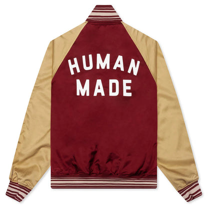 Reversible Satin Jacket Burgundy
