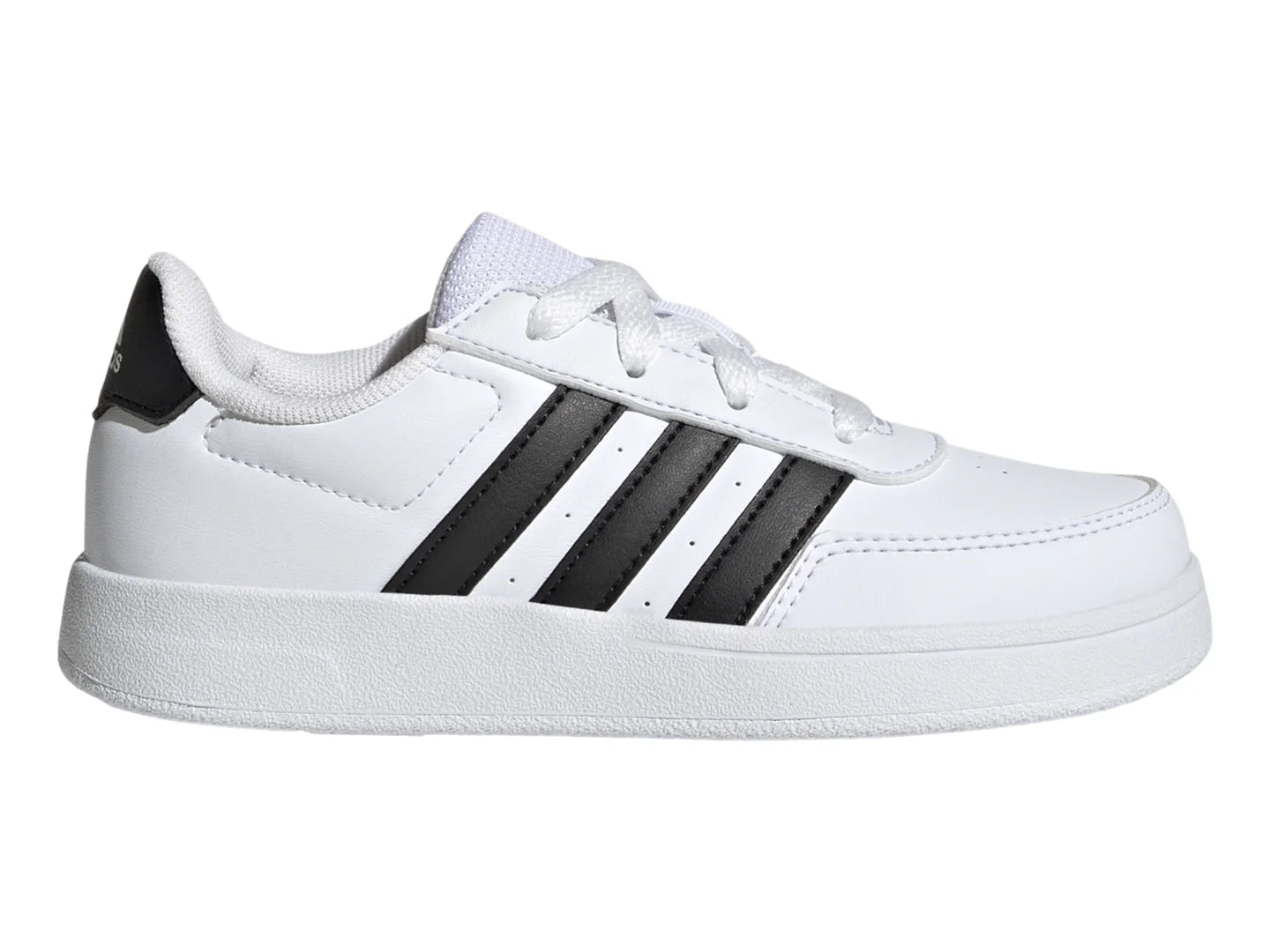 Tenis Adidas Breaknet 20 Blancos con Negro para Niño