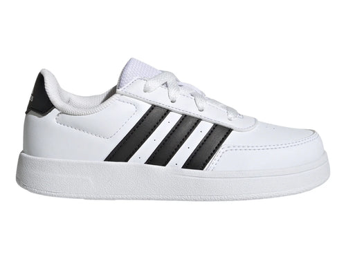 Tenis Adidas Breaknet 20 Blancos con Negro para Niño