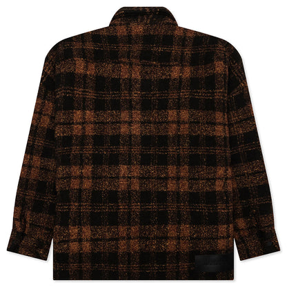 Plaid Padded Shirt Saffron