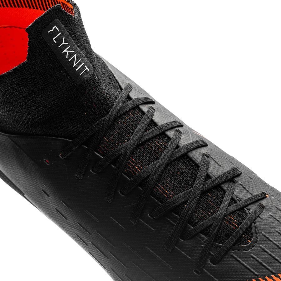 Nike Superfly 6 Pro FG Firm Ground Mens Soccer Cleats Black Total Orange