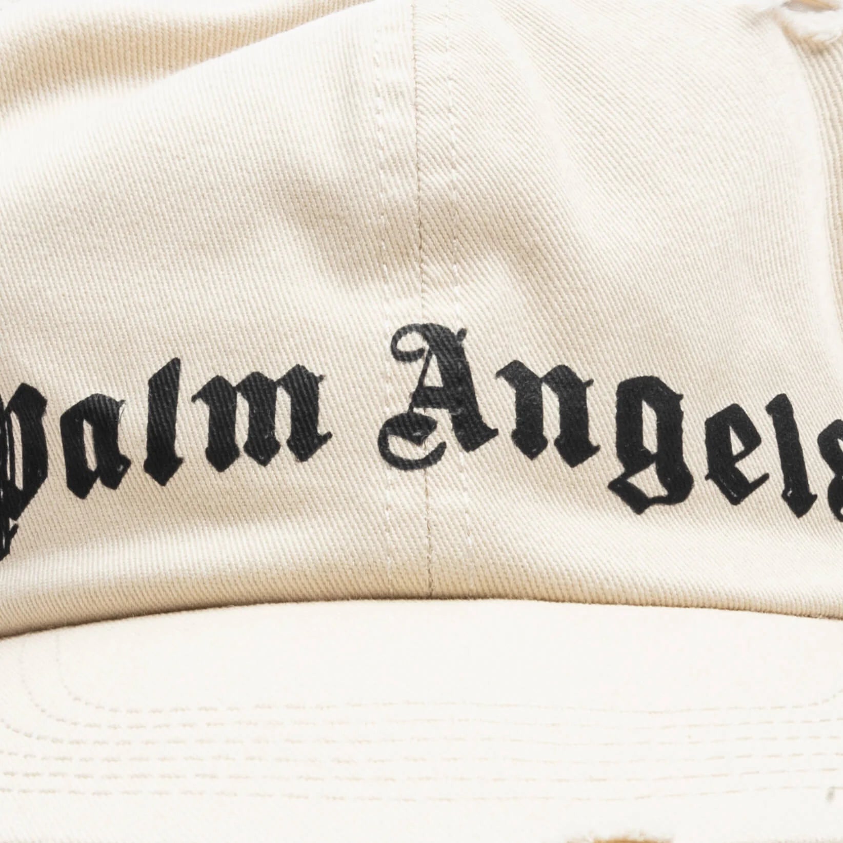 PA Monogram Cap Off White Black