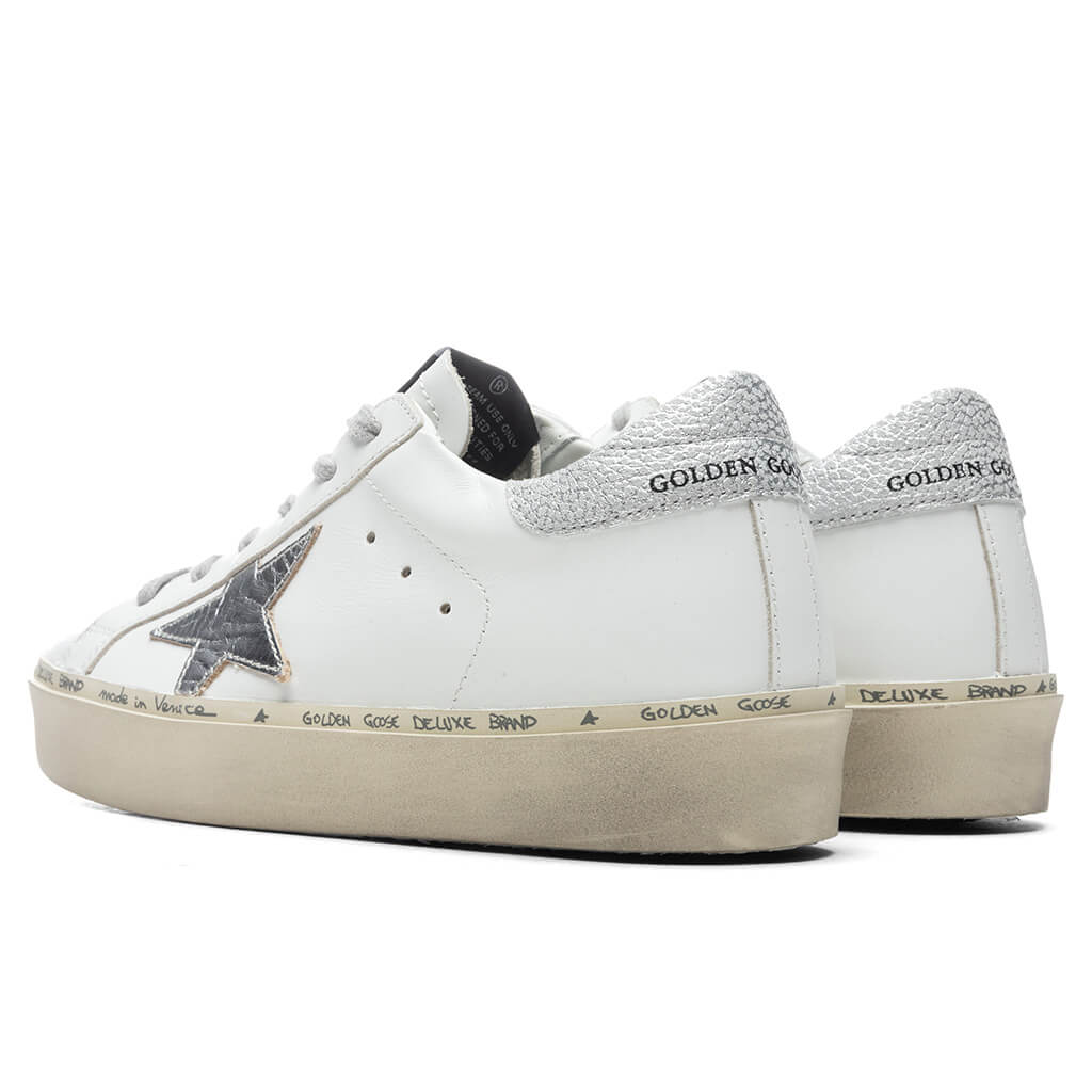 Womens Hi Star Laminated White Silver