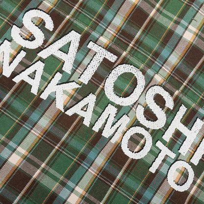 Bender Cut Off Flannel Green Plaid