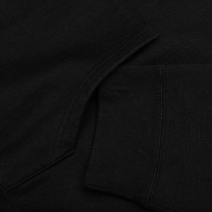 Big Size Hoodie Logo Black