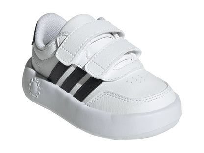 Tenis Adidas Breaknet 30 Blanco y Negro para Niño