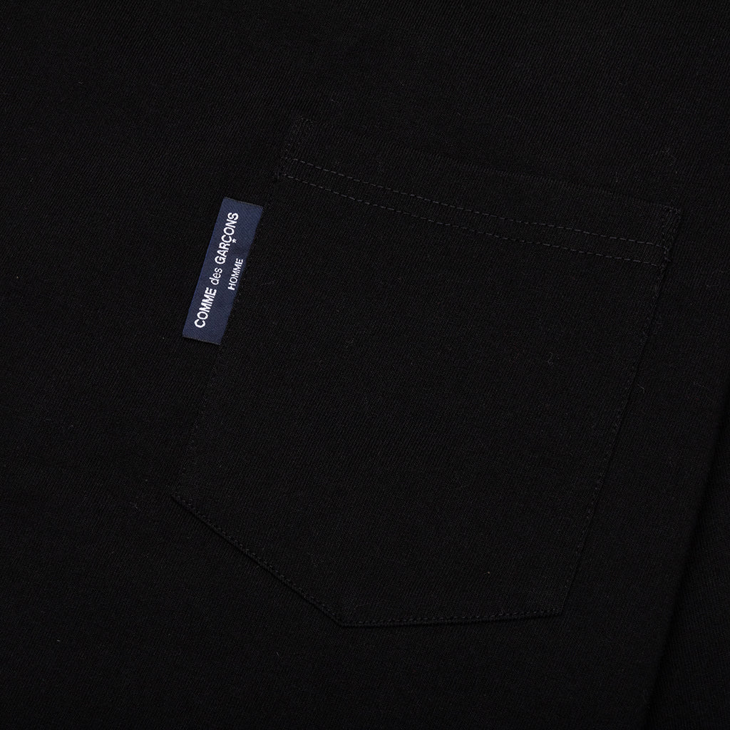 Adjustable Waist Pocket T Shirt Black