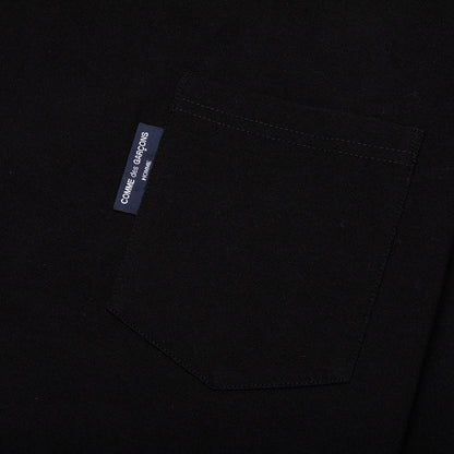 Adjustable Waist Pocket T Shirt Black