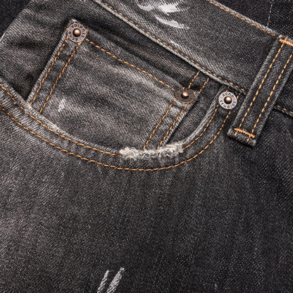 2023 Black Trafalgar Loose Fit Jeans Black