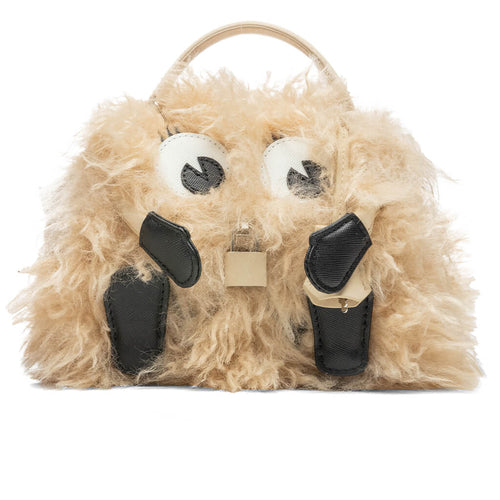 Readymade x Dr Woo Fur Monster Bag Tan