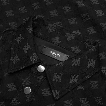 MA Quad Jacquard Shirt Black