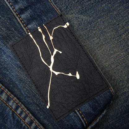 Showa Relaxed Jean Dirty Gold Repair