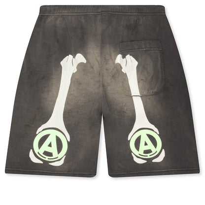 Saint M6 x Bounty Hunter Bone Cut Sew Shorts Charcoal