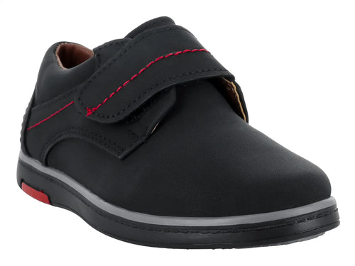 Zapatos Germany Nubuck Negro Rojo para Niño