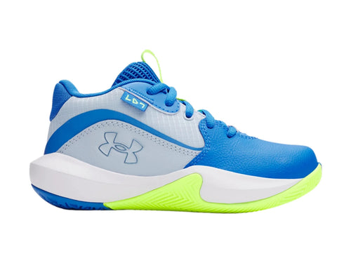 Tenis Under Armour PS Lockdown 7 Azul para Niño
