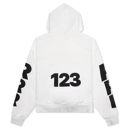 USO 123 CVA Zip Hoodie Max White