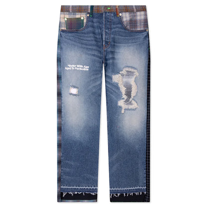 Better with Age x Pendleton Newport Mixed Media Trouser Multi