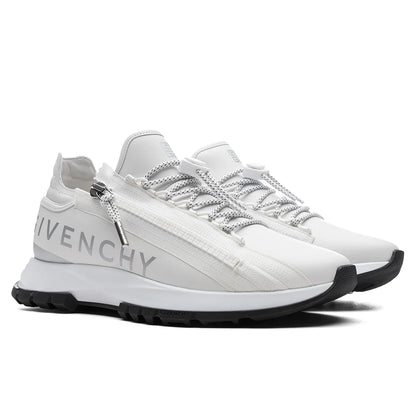 Spectre Zip Runners White Silvery