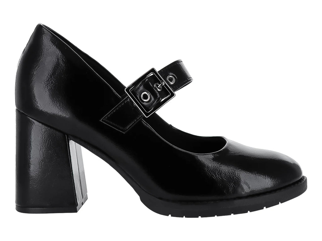Zapatos de Tacón Cuadrado Piccadilly Negro para Mujer