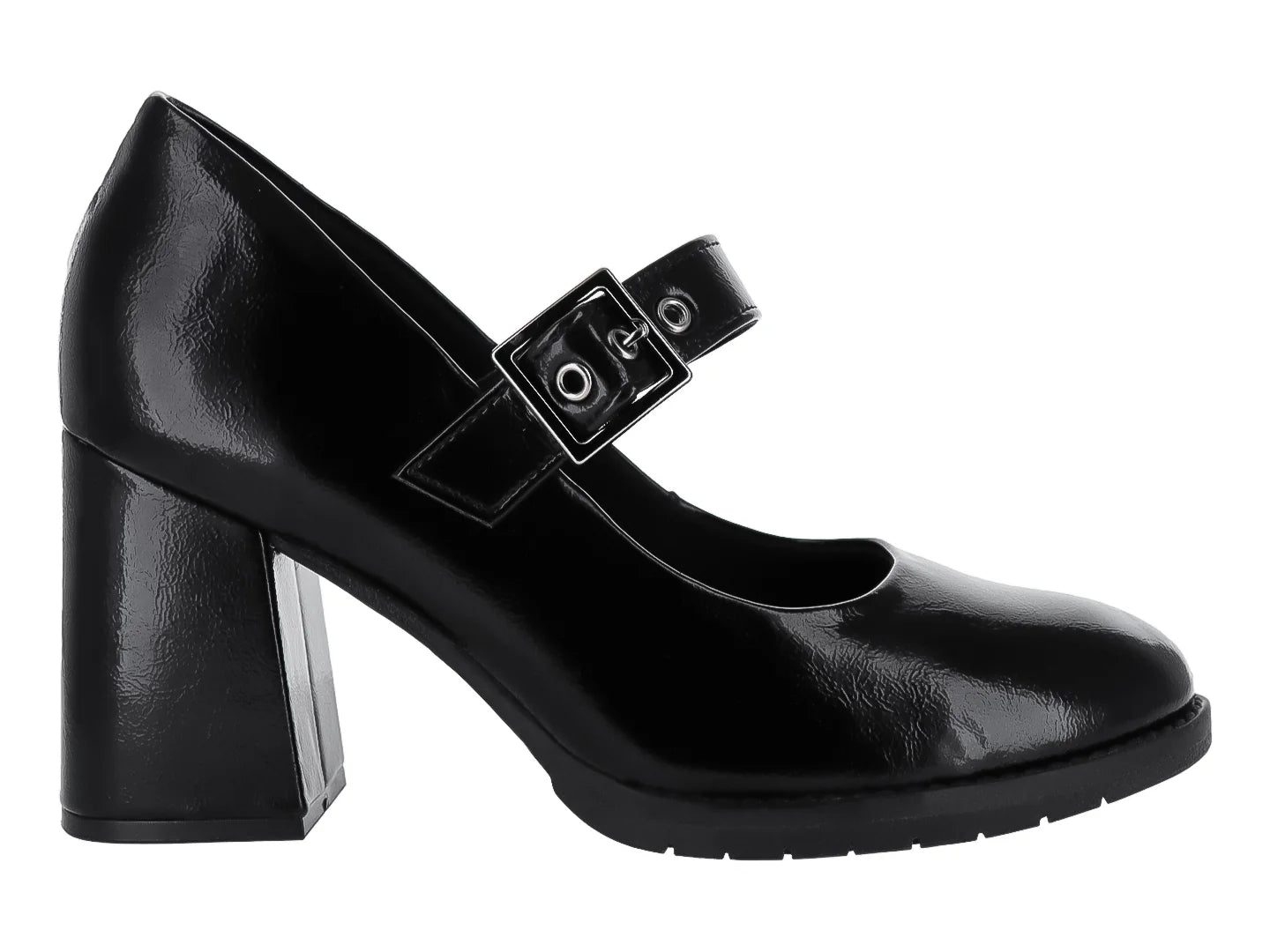 Zapatos de Tacón Cuadrado Piccadilly Negro para Mujer