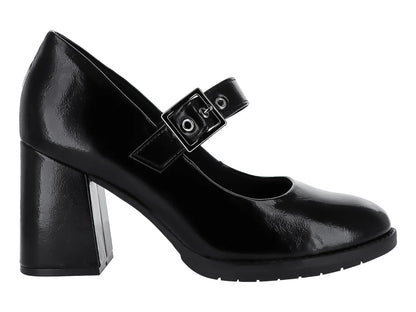 Zapatos de Tacón Cuadrado Piccadilly Negro para Mujer