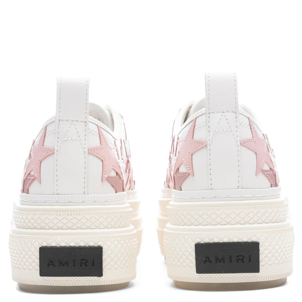 Womens Platform Stars Court Low Pink