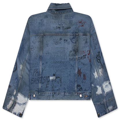 Ur Fantasy Denim Jacket Light Blue