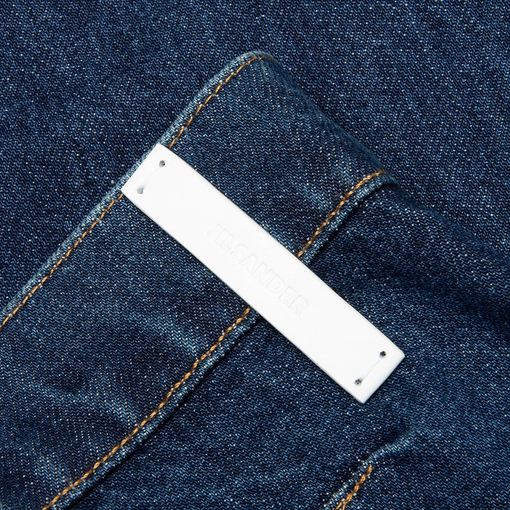Loose Lightweight Denim Trousers Medium Denim