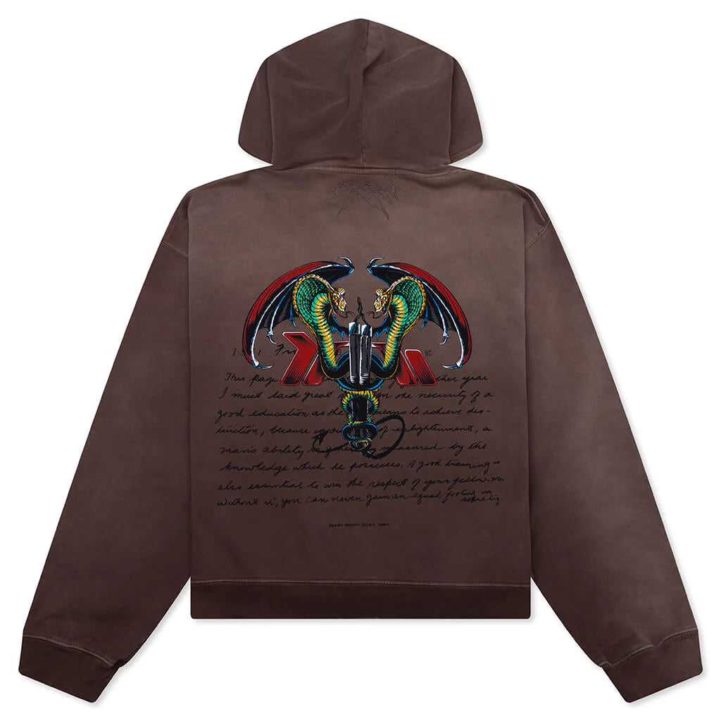 Cadu 2 Boxy Hoodie Vintage Brown