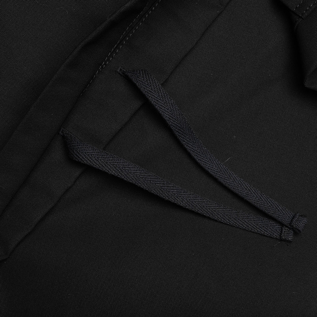 Cotton Twill Pants Black