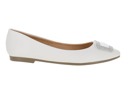 Zapatos Planos Luna Rosa Color Latte para Mujer