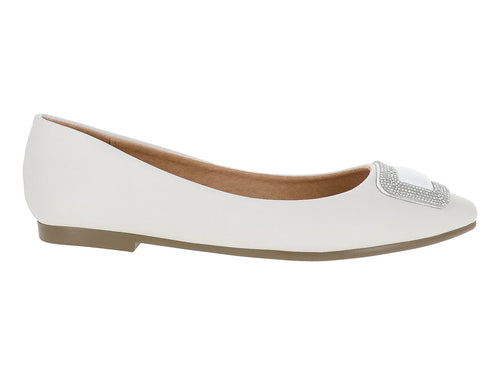 Zapatos Planos Luna Rosa Color Latte para Mujer