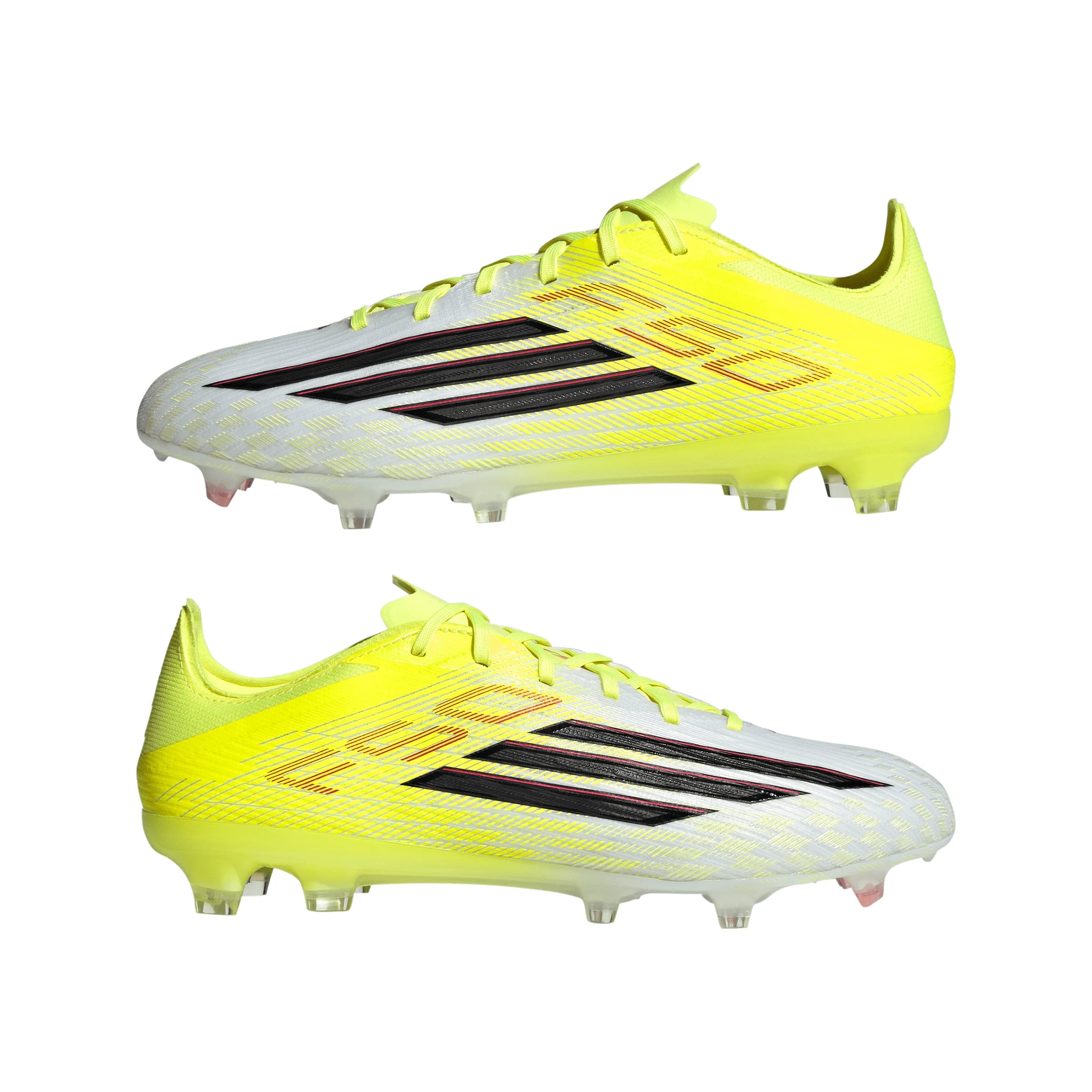 adidas F50 Pro FG Firm Ground Mens Soccer Cleats Yellow Black Red