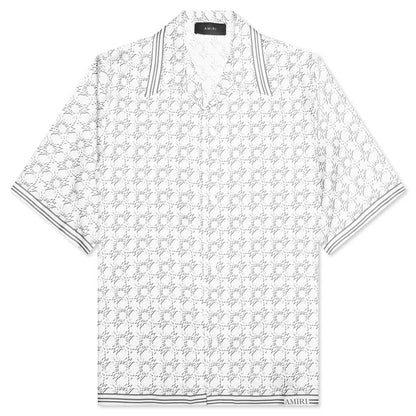MA Quad Bowling Shirt Asphalt